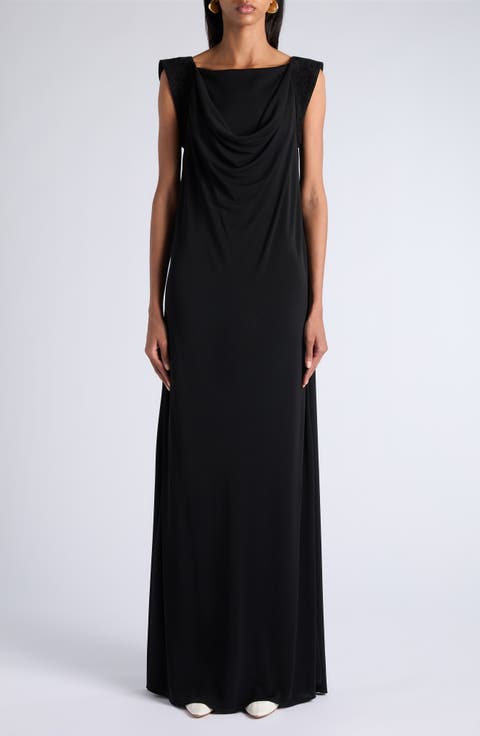 Crepe Viscose Jersey Dress