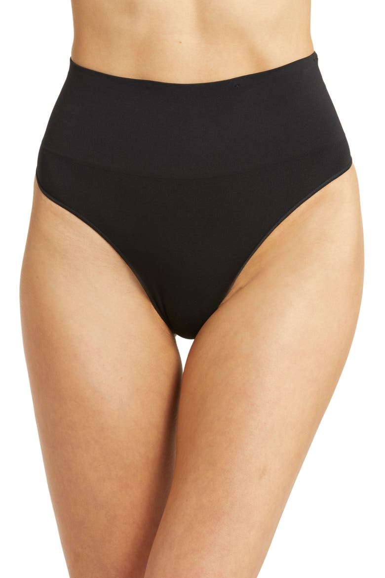 SPANXshape™ ExtraOrdinary Thong, Main, color, VERY BLACK
