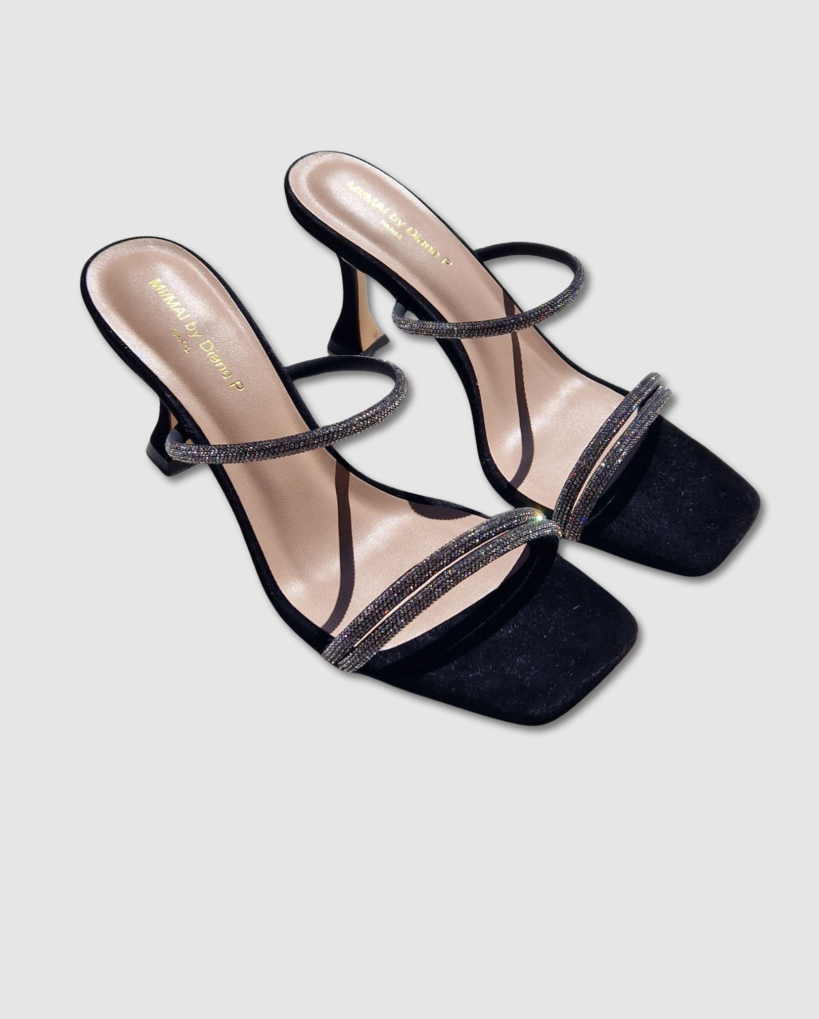 MI/MAI Tokyo Sandal By Diane Perreau, Alternate, color, Black