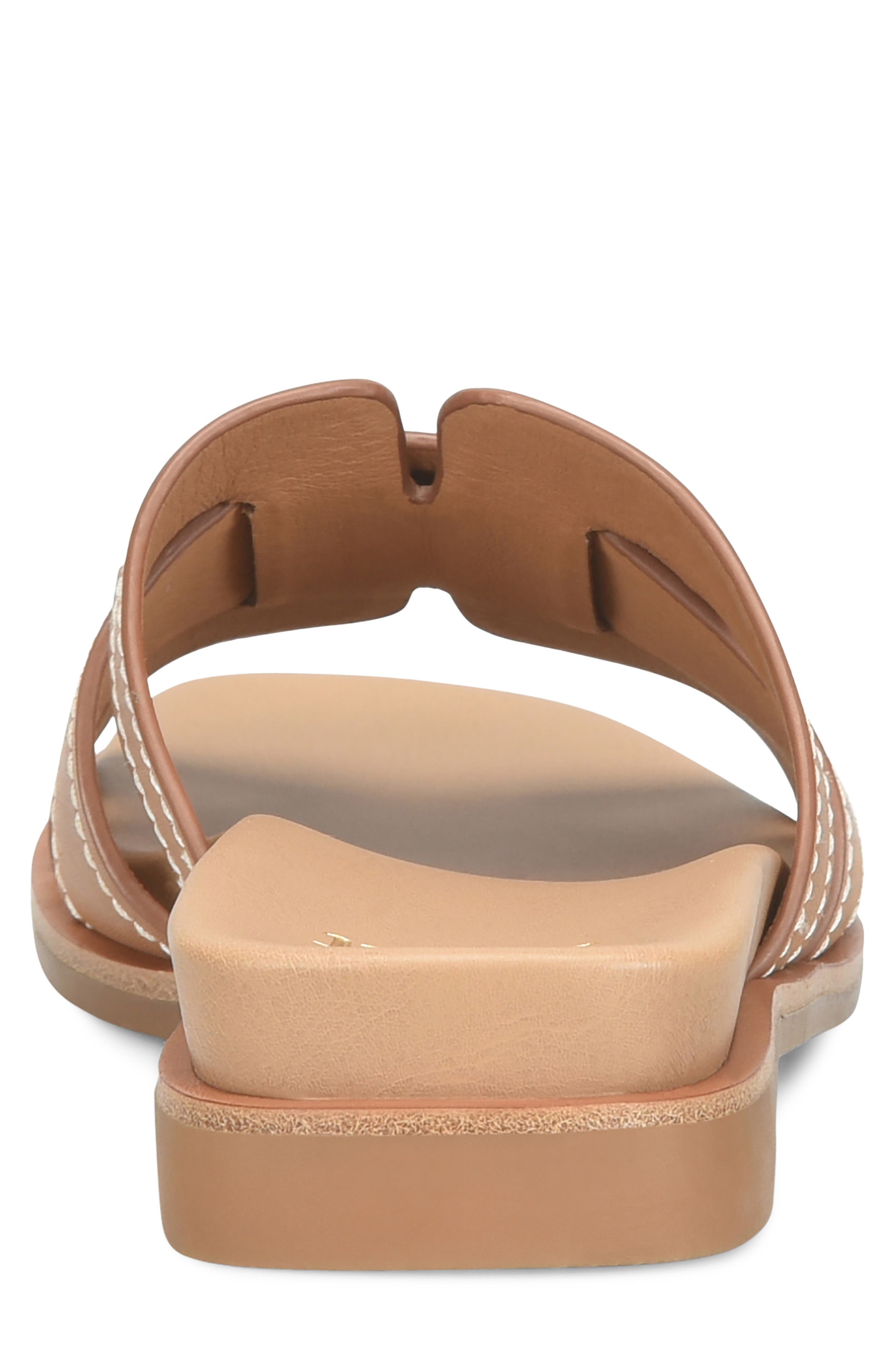 Söfft Rachel Slide Sandal, Alternate, color, Luggage