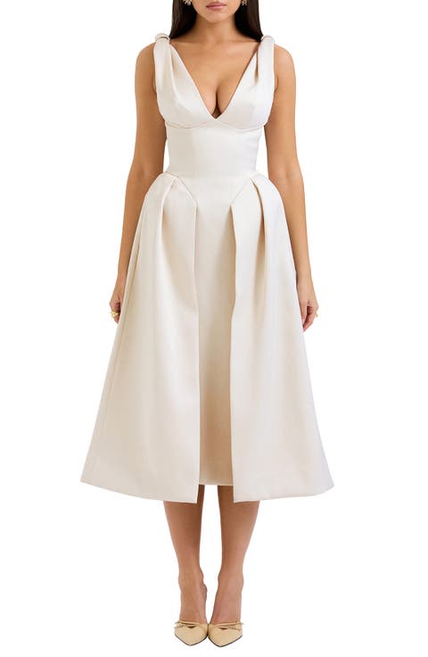 Paloma Sleeveless Satin Gown