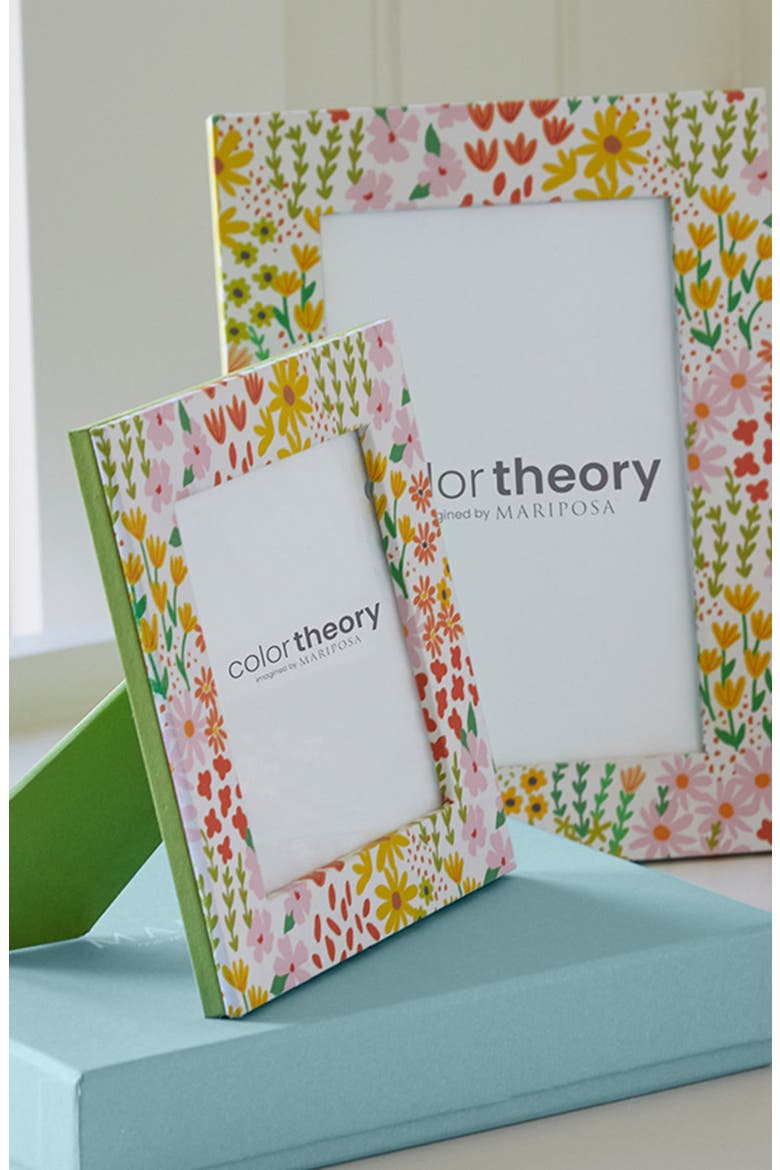 Double Sided Botanical & Meadow Picture Frame, Alternate, color, GREEN MULTI