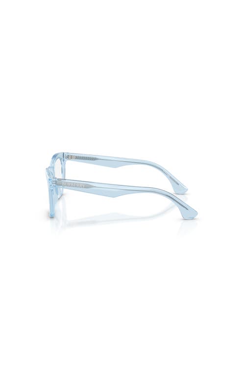 Burberry 47mm Square Optical Glasses In Blue