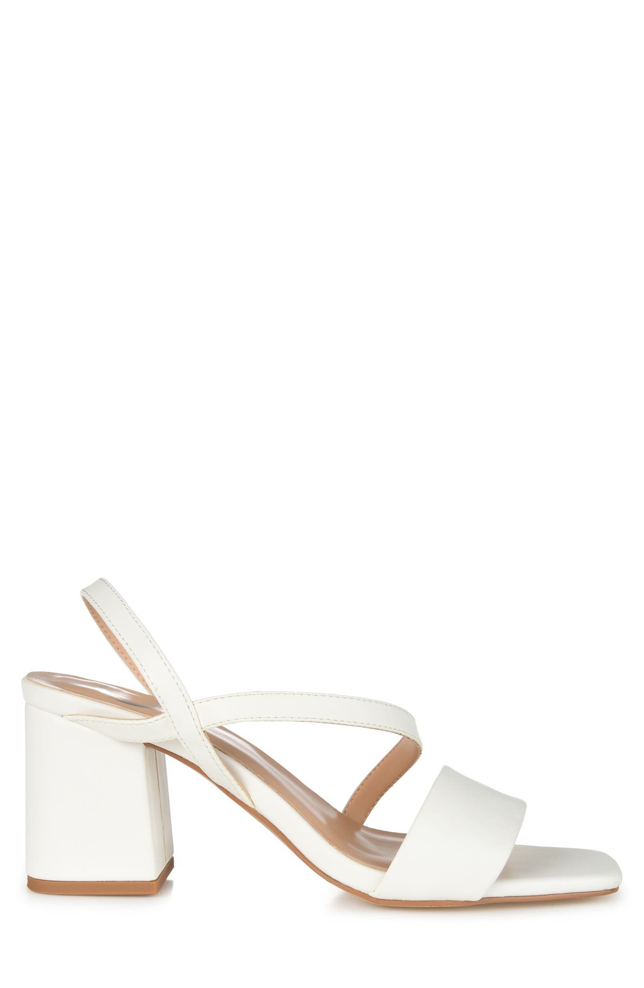 Journee Collection Lirryc Pump, Alternate, color, White