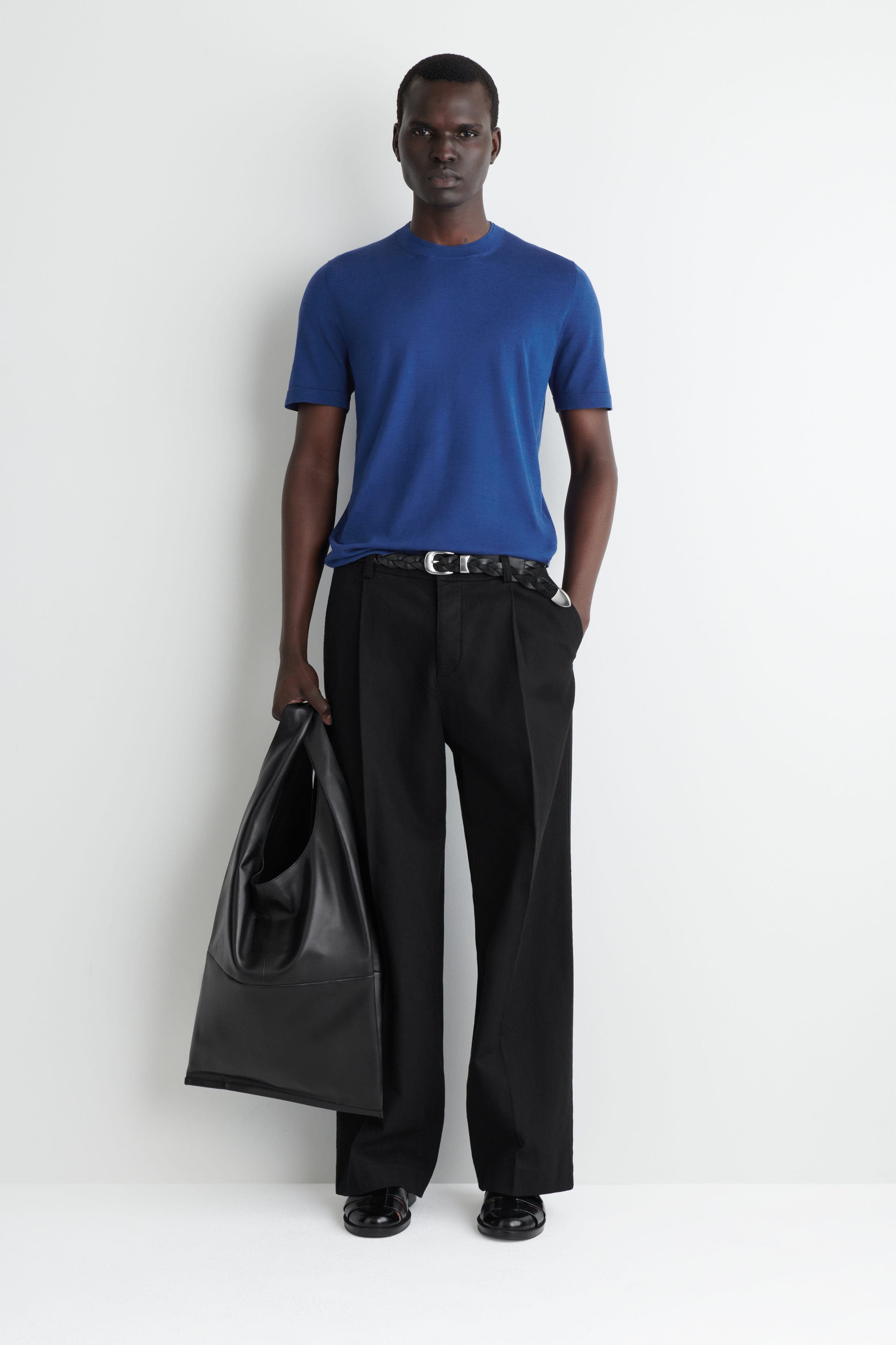 Slim Knitted Silk T-Shirt - image 2