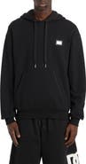 Dolce&Gabbana Logo Plate Cotton Hoodie