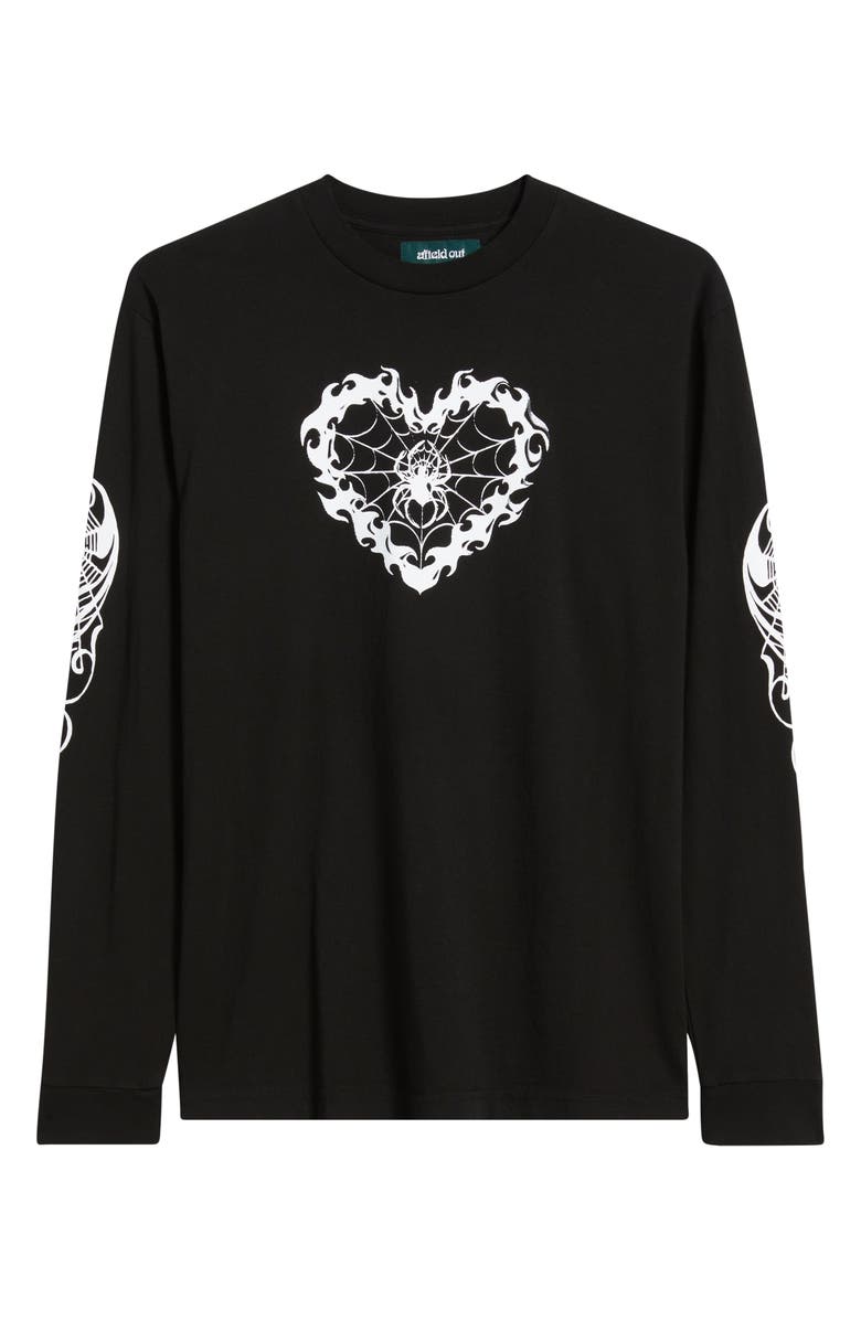 Afield Out Pulse Long Sleeve Graphic T-Shirt, Alternate, color, Black