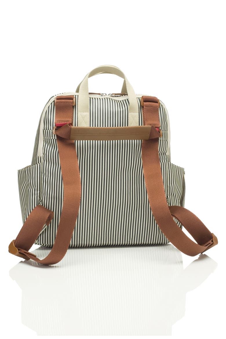 Robyn Convertible Diaper Backpack, Alternate, color, STRIPE NAVY