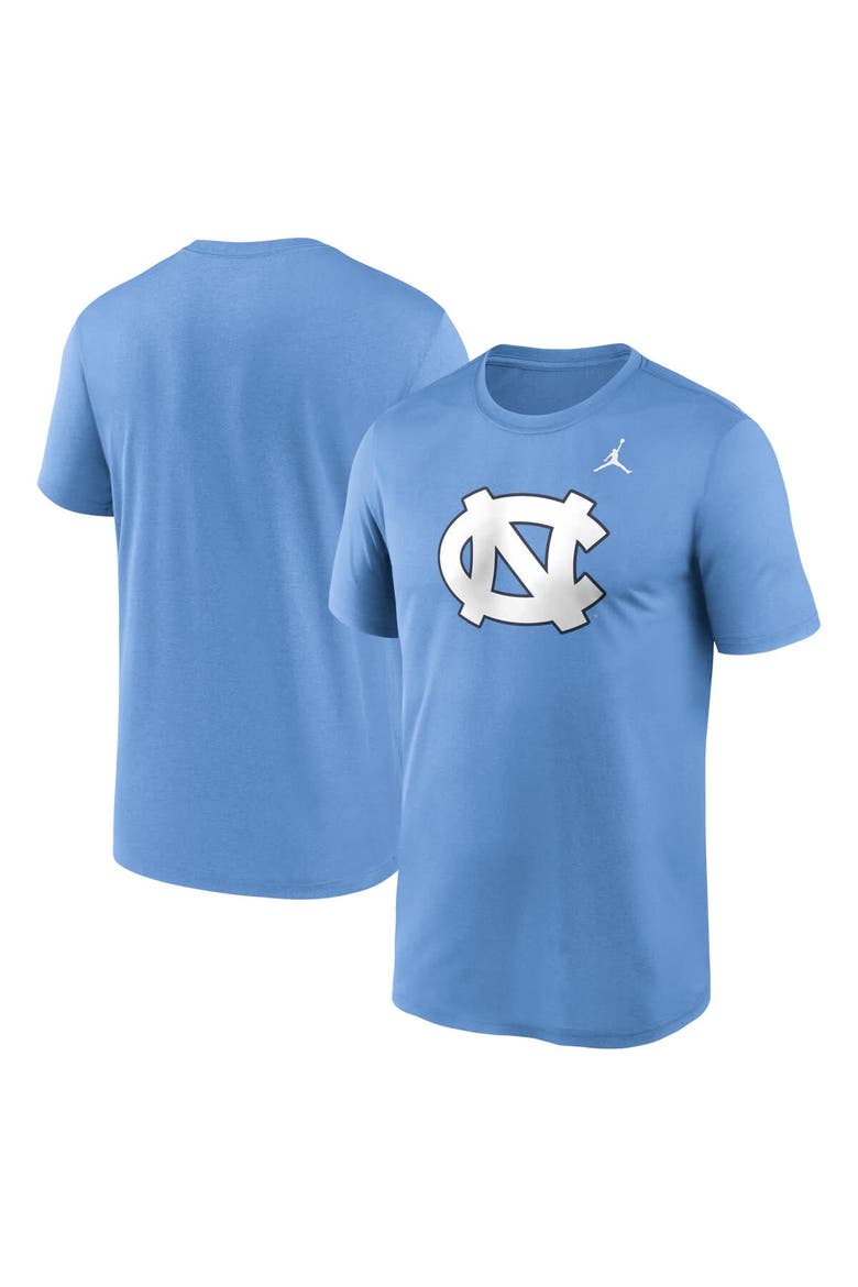 Men's Jordan Brand Carolina Blue North Carolina Tar Heels Primetime Legend Logo T-Shirt, Main, color, Light Blue