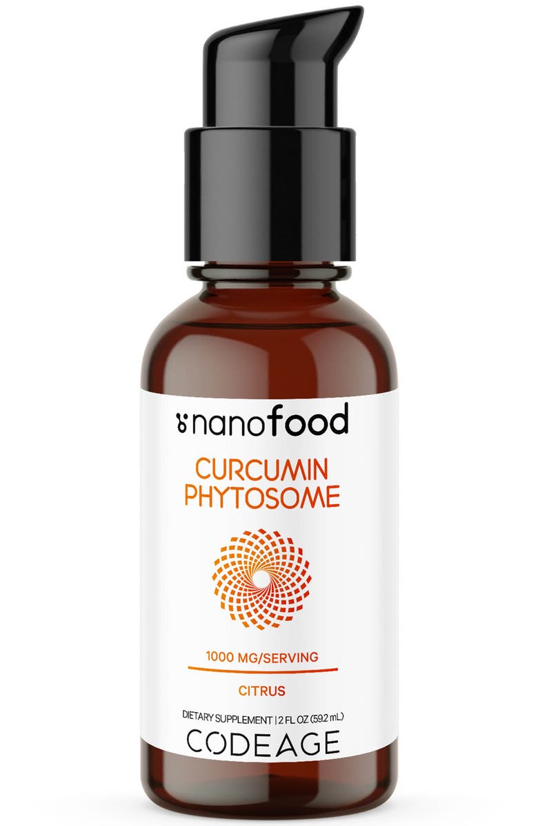 Codeage Liposomal Curcumin Phytosome Liquid Supplement, Main, color,