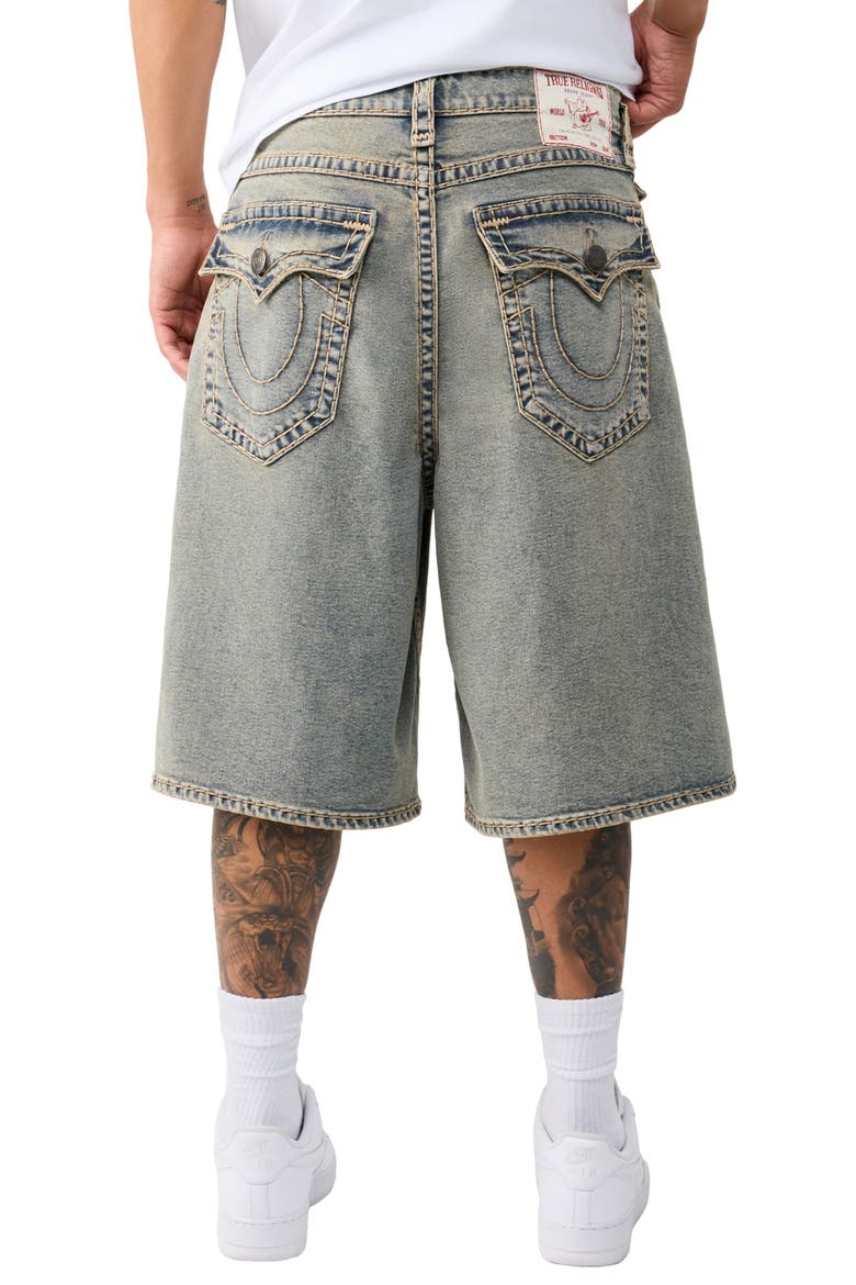 Mikey Super T Flap Denim Shorts, Alternate, color, CROSSOVER FADE MEDIUM WASH