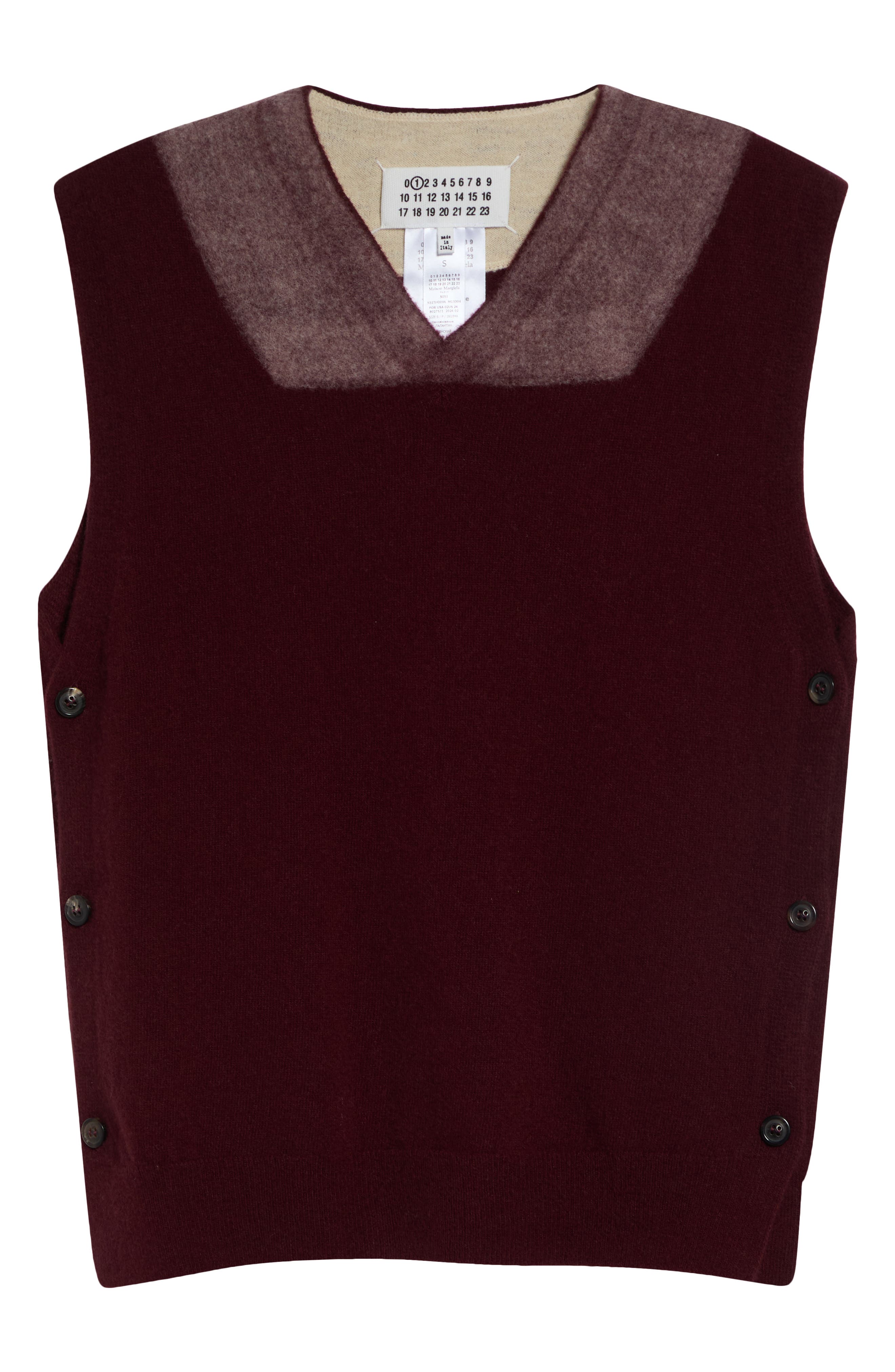selected BORDEAUX/ ECRU