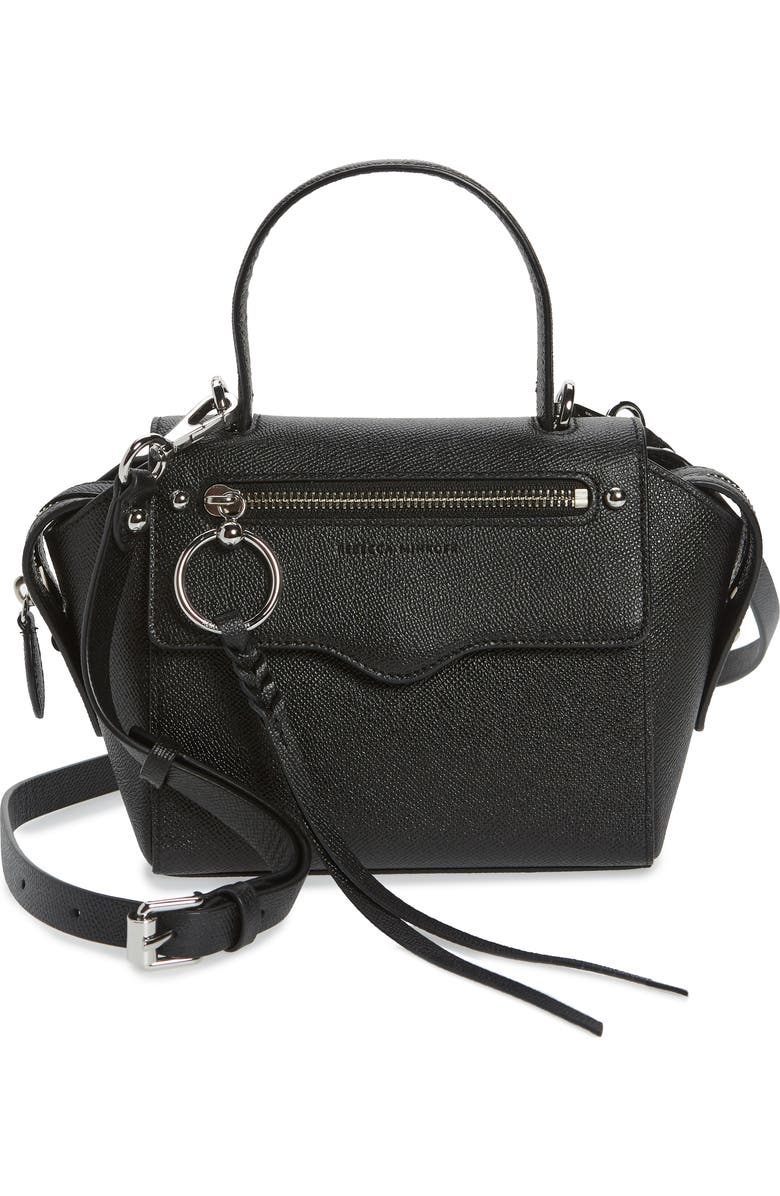 Rebecca Minkoff Small Gabby Leather Satchel, Main, color,