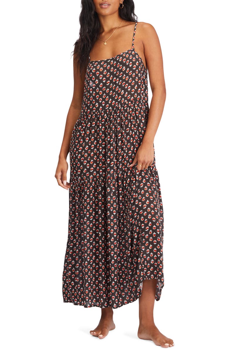 Billabong Love Forever Floral Maxi Dress, Main, color, 