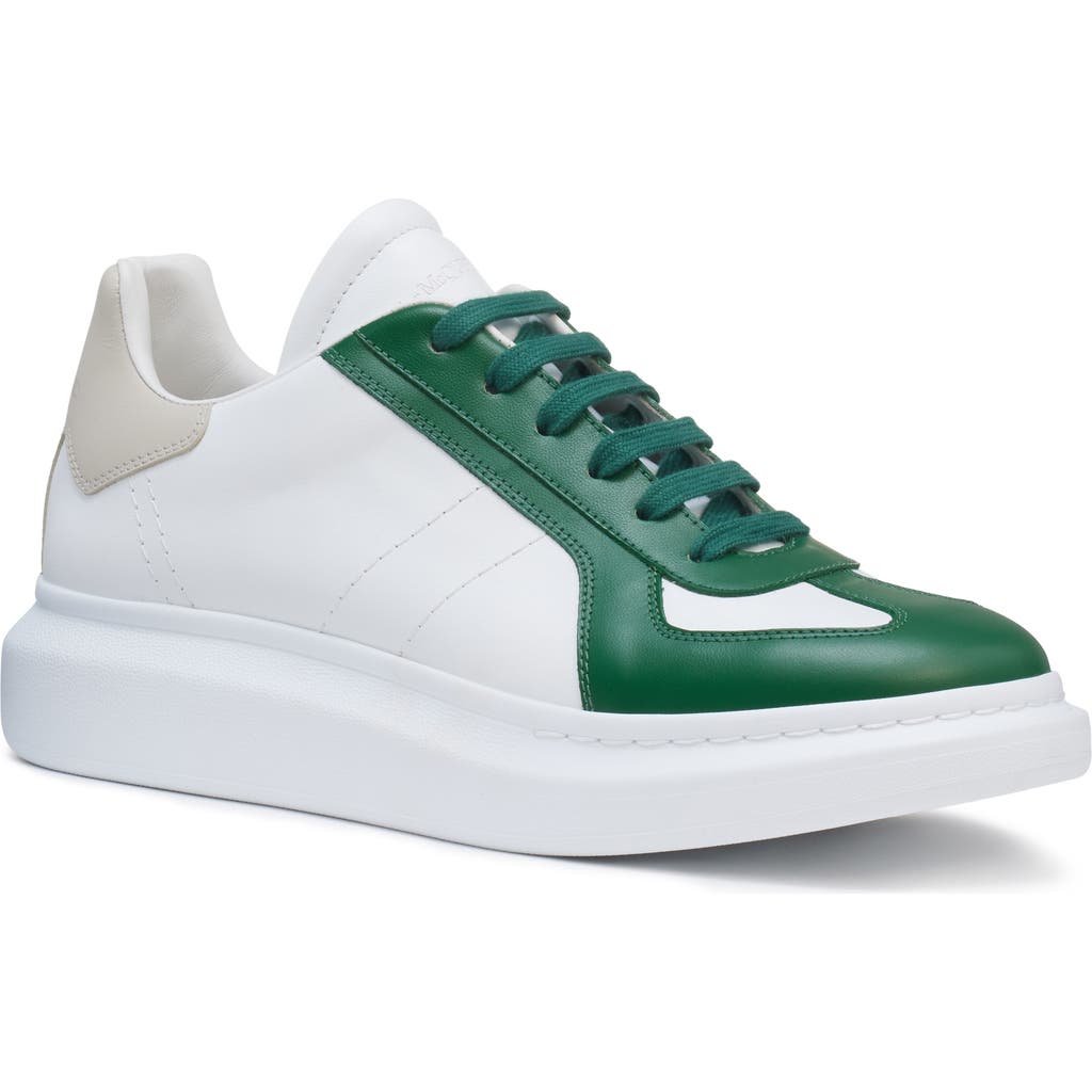 Alexander Mcqueen Oversized Paneled Low-top Sneakers In White