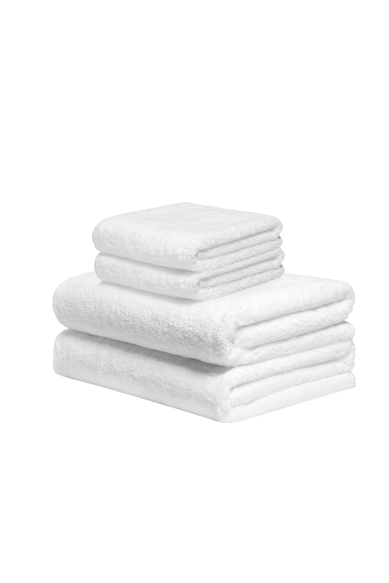 Serene Ultraplush Collection Bath Essentials- 2 Bath Towels and 2 Hand Towels, Main, color, White