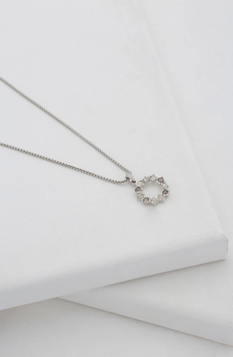 Ted Baker London Cresar Crystal Circle Pendant Necklace, Alternate, color, 