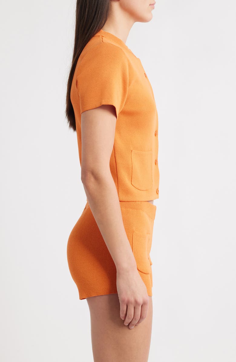 MANGO Figo Cardigan, Alternate, color, Orange