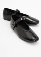 Forever & Always Shoes Matilda Leather Mary Jane Flats