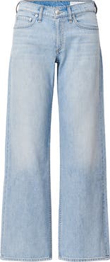 rag & bone Featherweight Cam Mid Rise Relaxed Straight Leg Jeans
