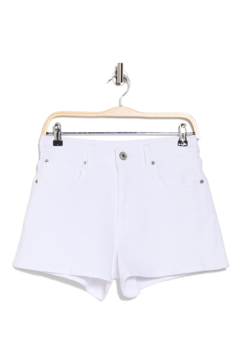 Layne High Waist Denim Shorts, Alternate, color, OPTIC WHITE