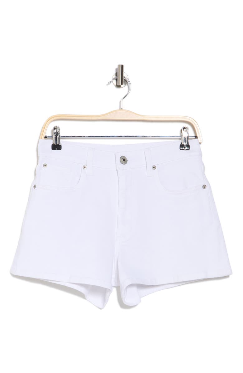STS Blue Layne High Waist Denim Shorts, Alternate, color, Optic White