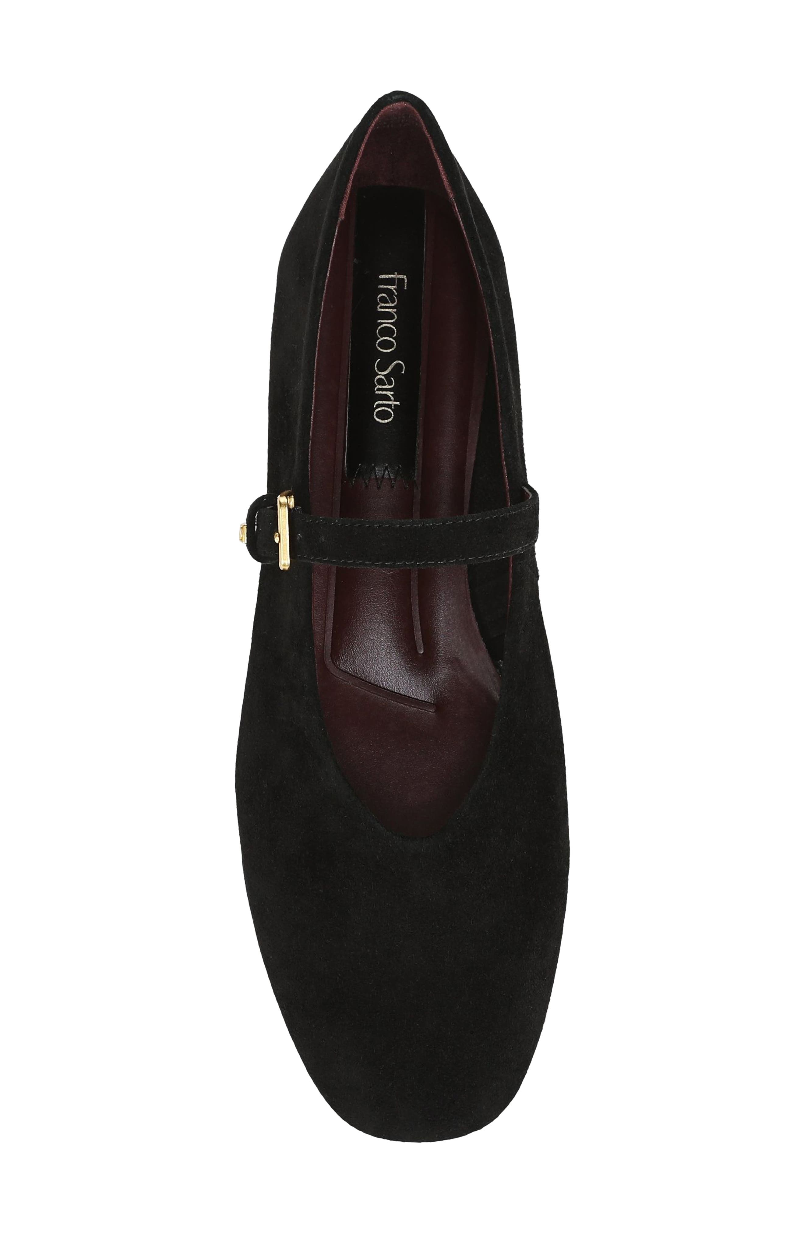 Odilia Mary Jane Flat, Alternate, color, BLACK