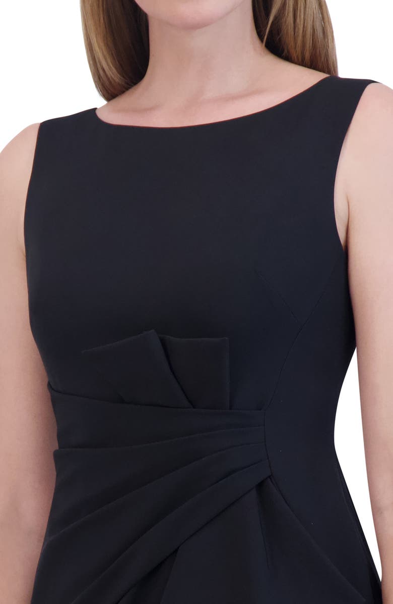 Eliza J Gathered Front Sleeveless Cocktail Sheath Dress, Alternate, color,