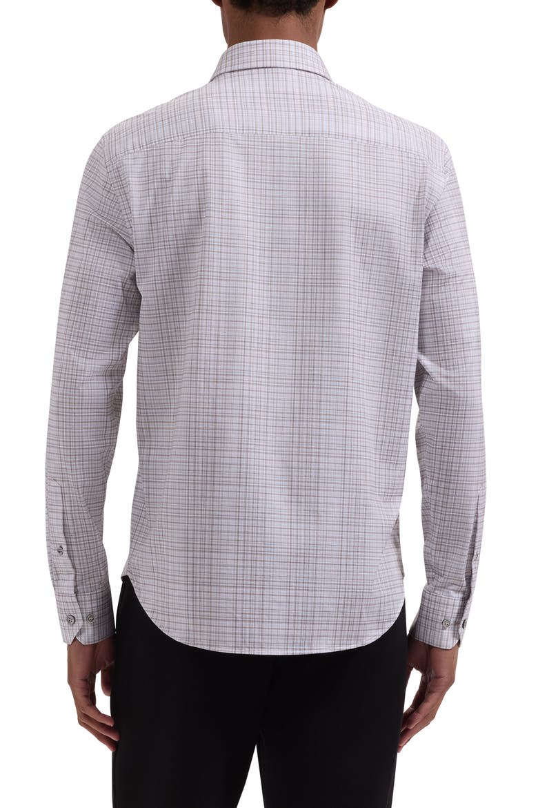 James OoohCotton® Plaid Button-Up Shirt, Alternate, color, LIMESTONE