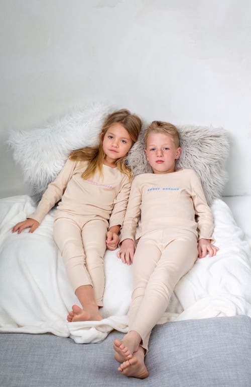 Noggiwear Sweet Dreams Loungewear Set In Neutral