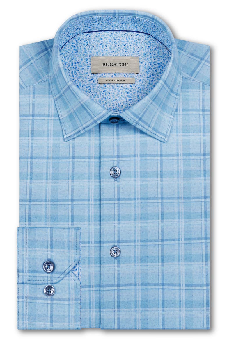 Jimmy OoohCotton® Plaid Button-Up Shirt, Alternate, color, TEAL