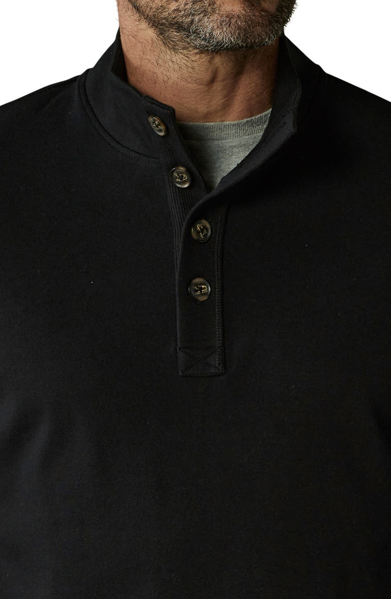 The Normal Brand Puremeso Mock Neck Top, Alternate, color, Black