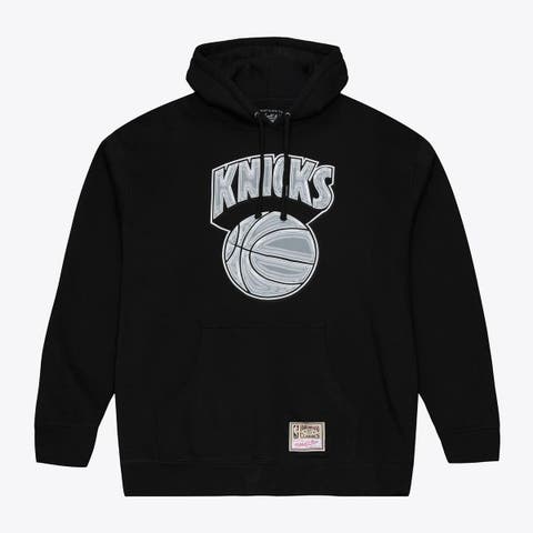 Men's Mitchell & Ness Black New York Knicks Chrome Hoodie