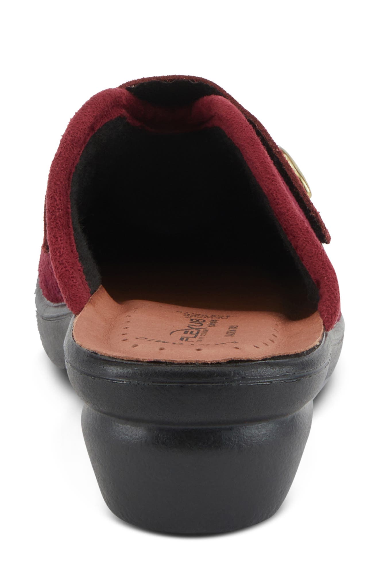 Flexus by Spring Step Merula Clog, Alternate, color, Bordeaux Multi