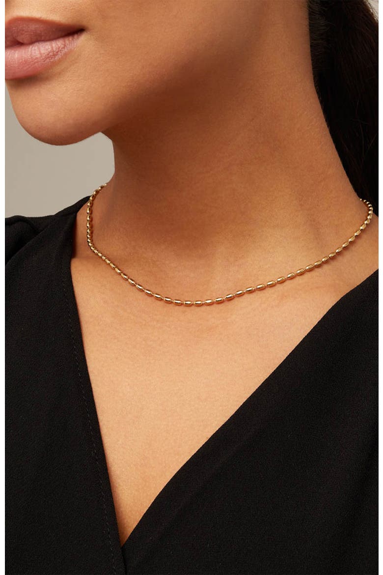 Twist of Love Necklace, Alternate, color, Gold