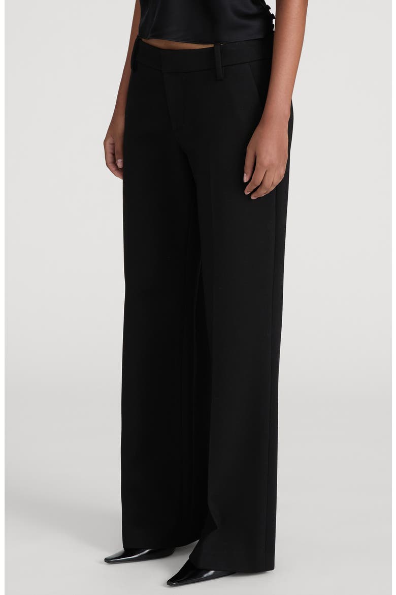 The Pixie Low Rise Trousers, Alternate, color, BLACK