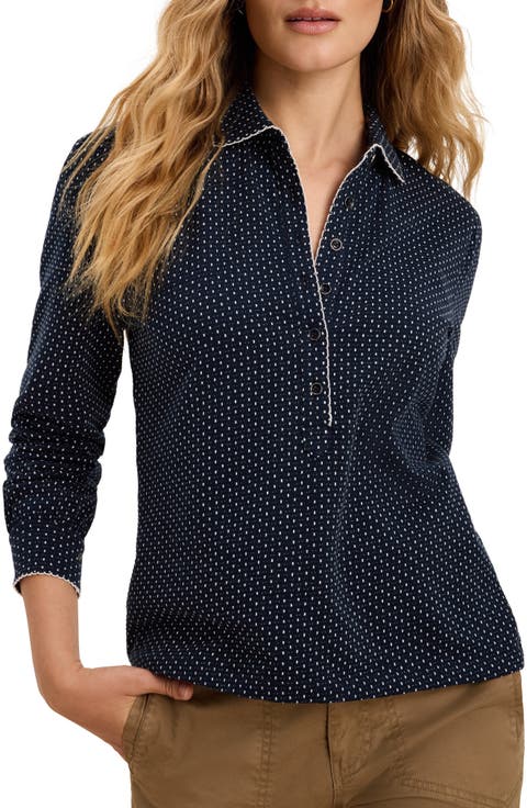 Derby Dot Polo Top