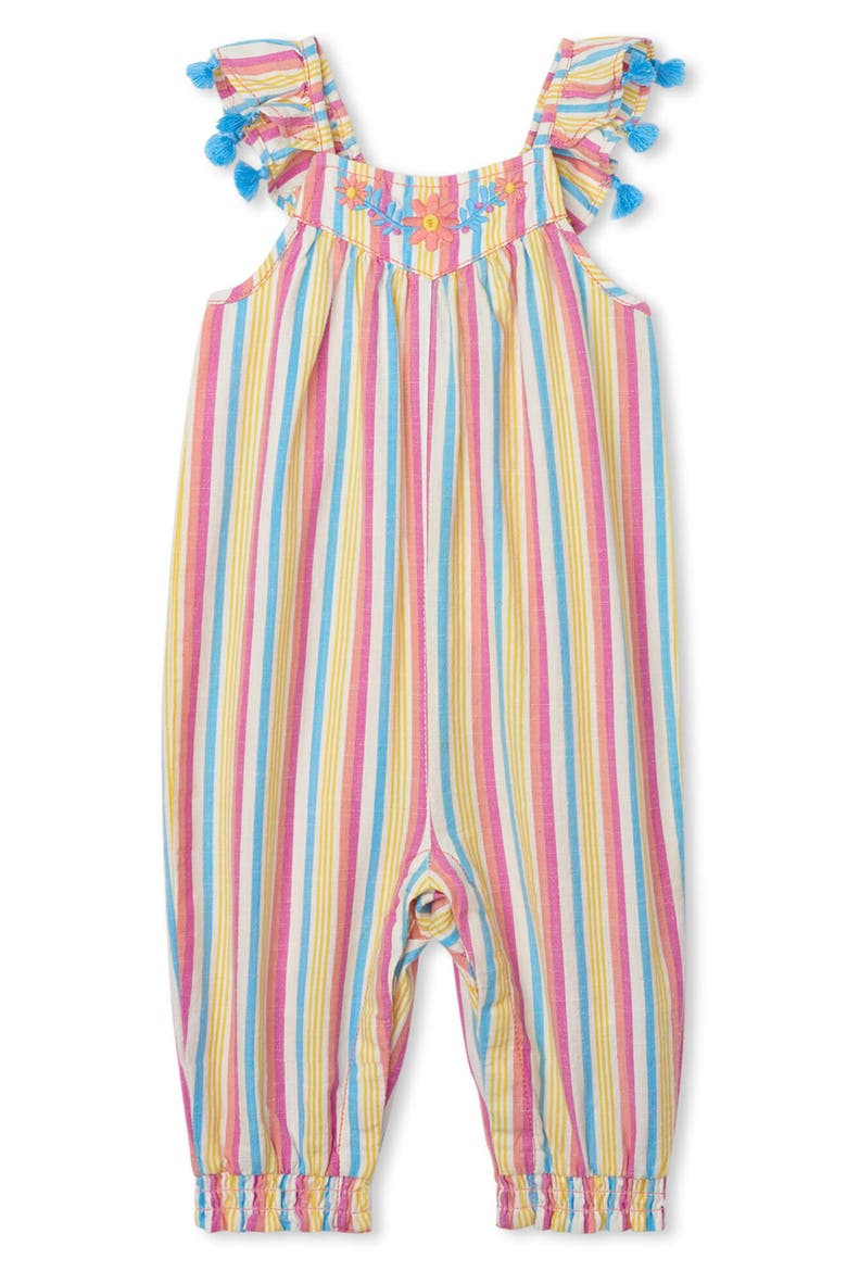 Dream Stripes Romper, Main, color, PINK MULTI