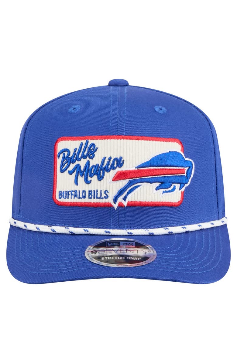 New Era Men's New Era Royal Buffalo Bills Chant 9SEVENTY Stretch-Snap Hat, Alternate, color,