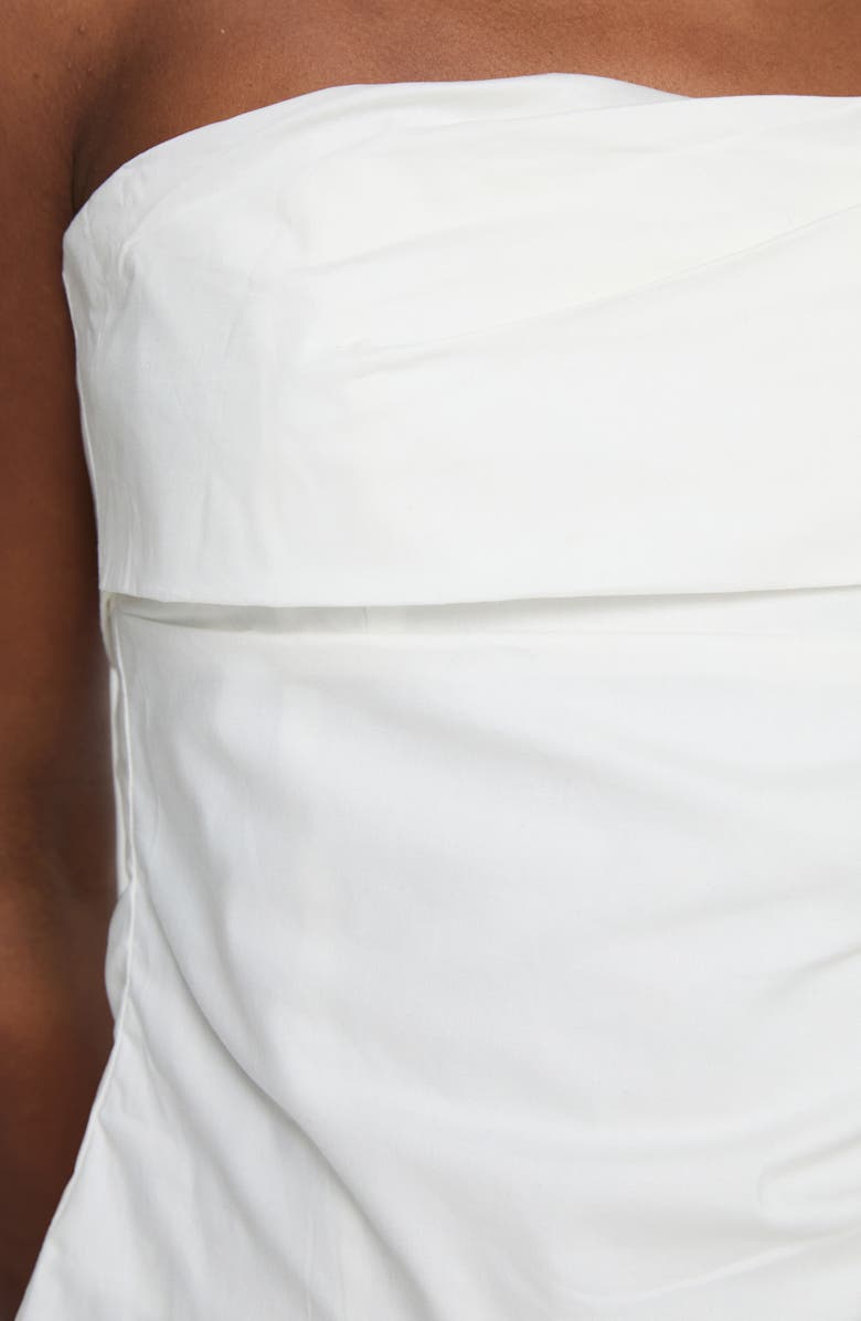 Princess Polly Xandria Foldover Strapless Cotton Top, Alternate, color, 