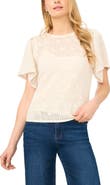 Halogen® Short Sleeve Sweater