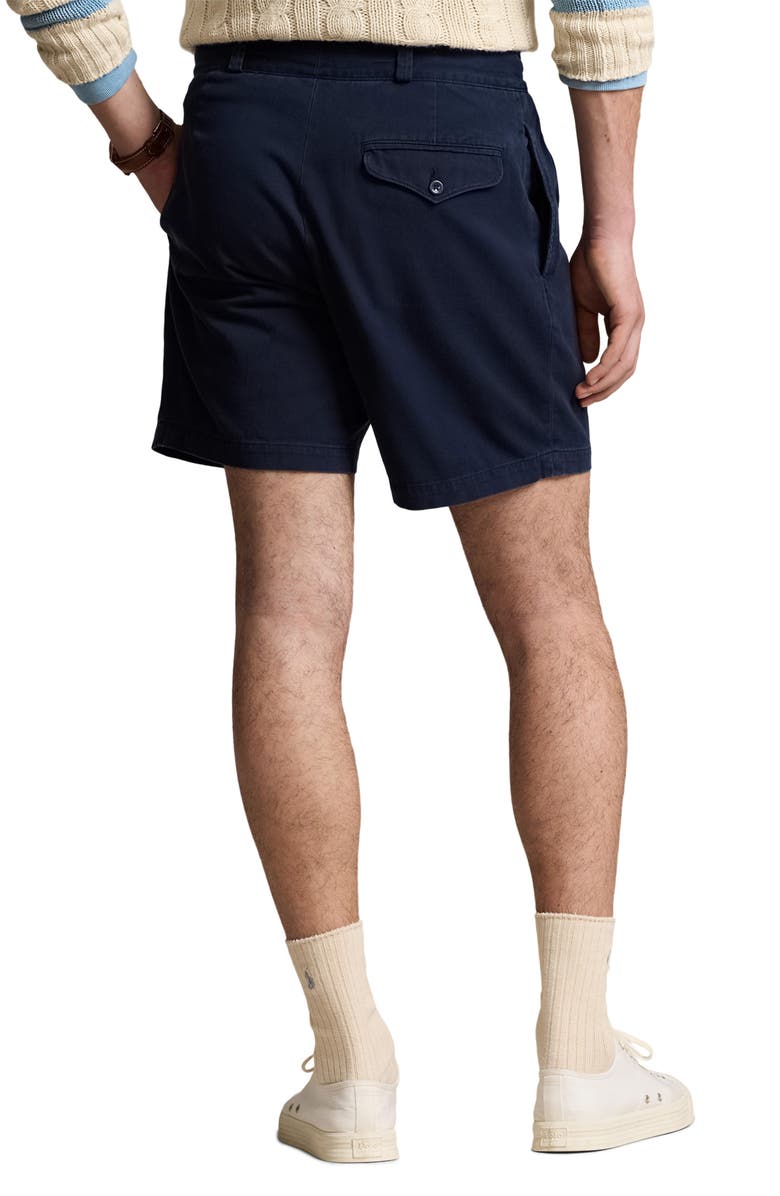 Polo Ralph Lauren Belted Cotton Twill Shorts, Alternate, color, Rl Navy