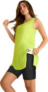 Roaman's Plus Size Soft Sculpt Pull On Side Pocket Bike Shorts