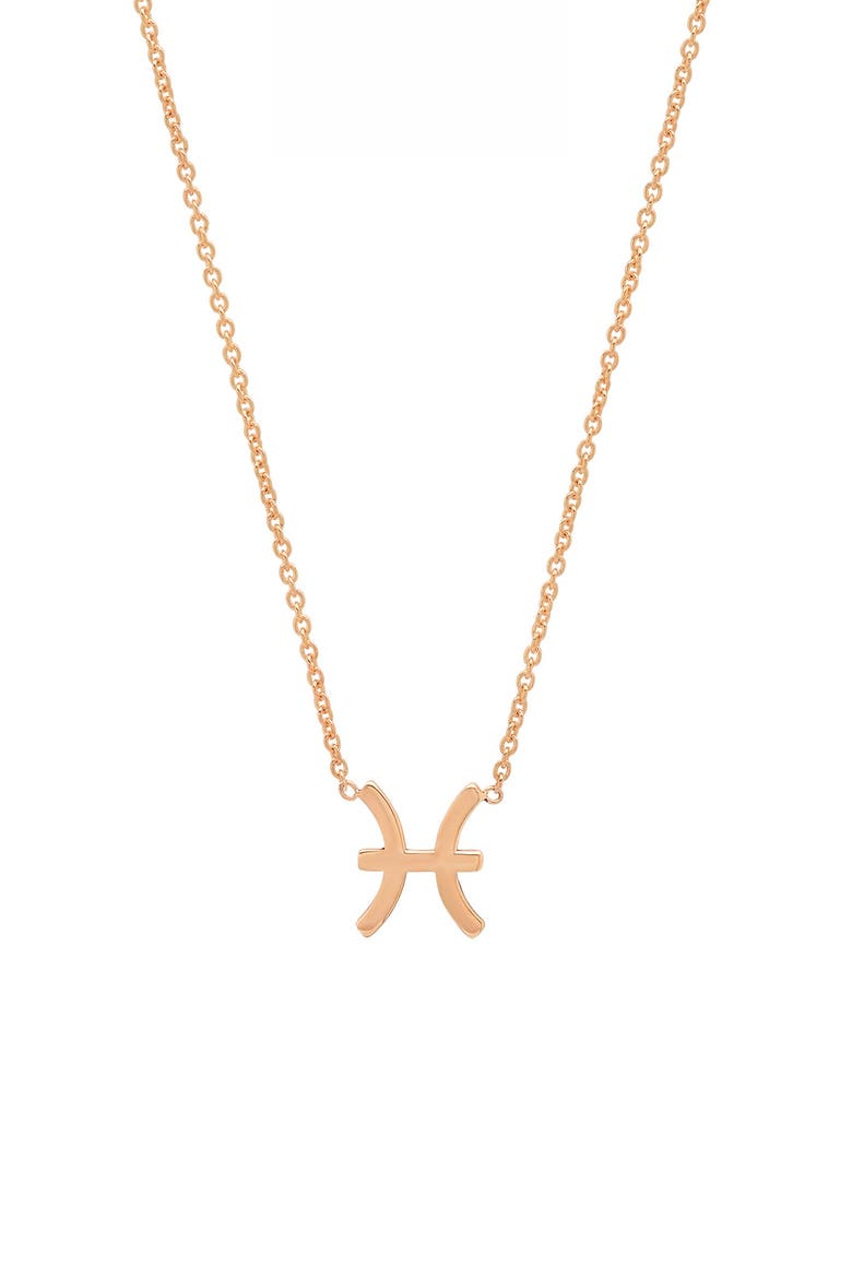 Zodiac Pendant Necklace, Main, color, PISCES