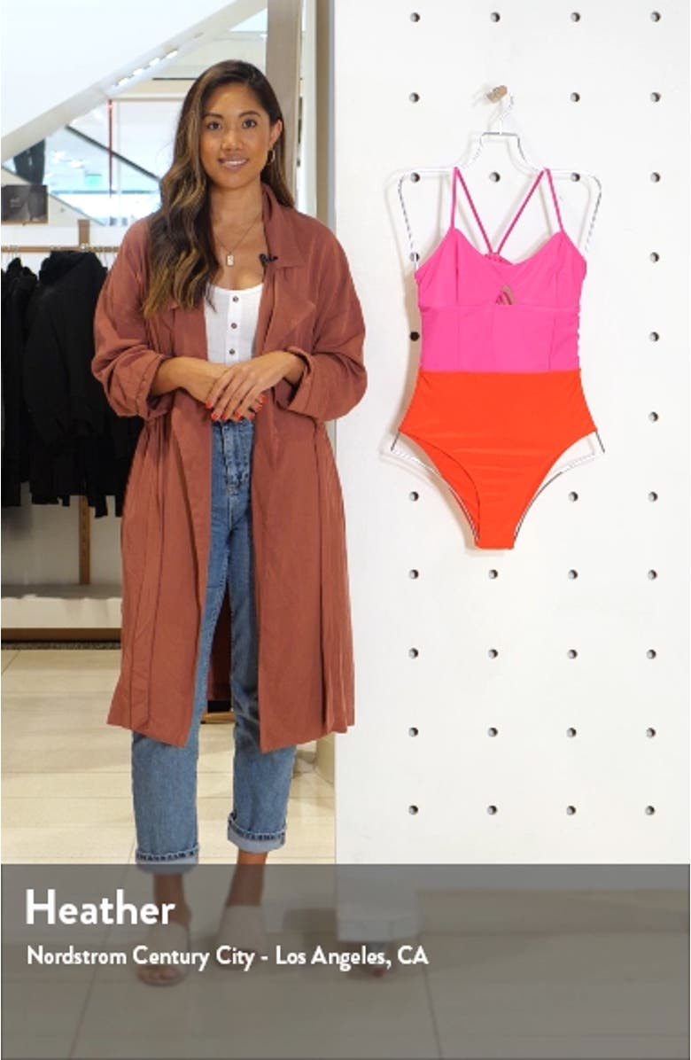 The Swan Dive One-Piece Swimsuit, sales video thumbnail