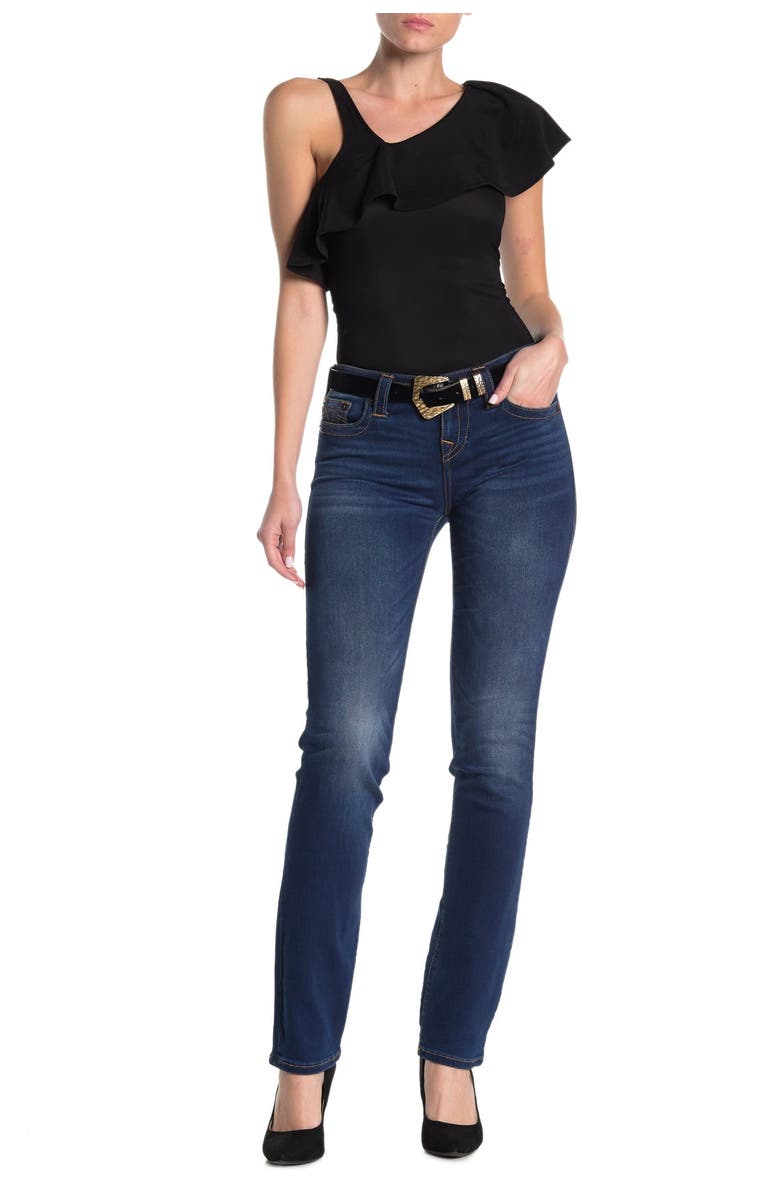 True Religion Brand Jeans Billie Straight Leg Jeans, Alternate, color, 