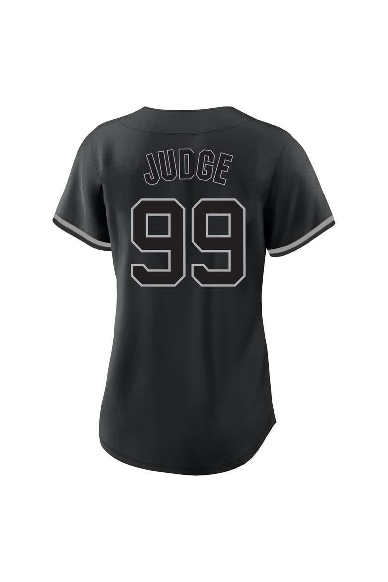 Women's Profile Aaron Judge Black New York Yankees Plus Size Player Name & Number Fashion Jersey, Alternate, color, Black