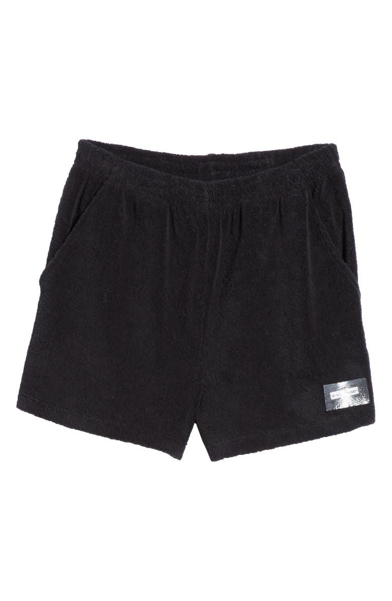 Off-White Towel Terry Shorts, Alternate, color, 