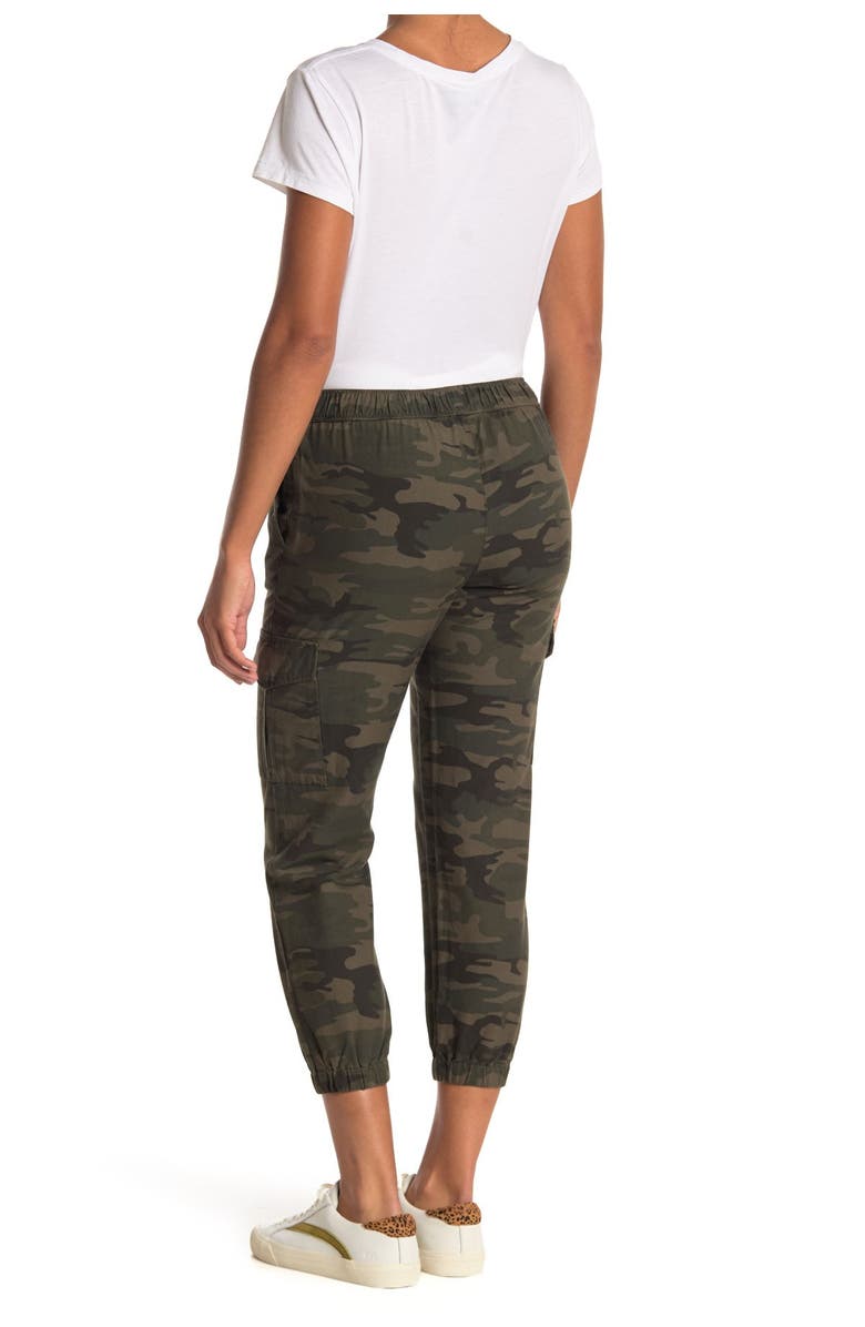 Sanctuary Tencel Camo Print Cargo Joggers, Alternate, color,