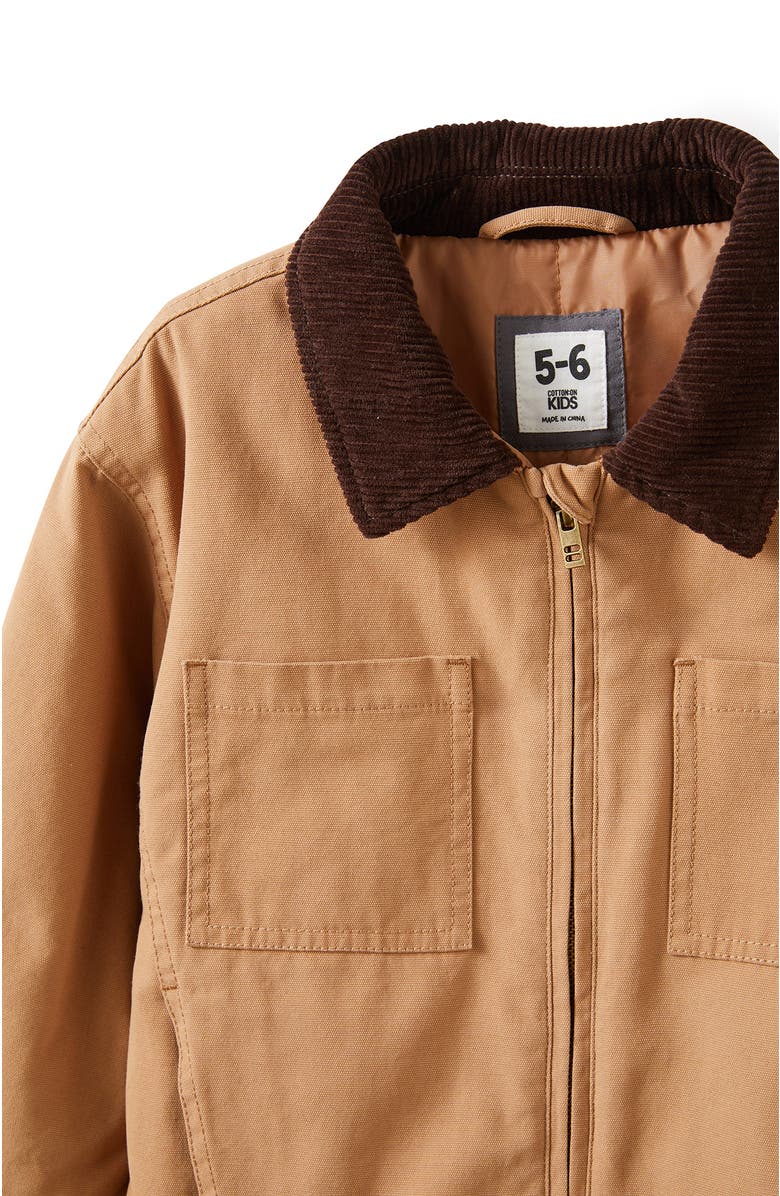 Cotton On Kids Kid's Cooper Cord Anorak Jacket, Alternate, color, 